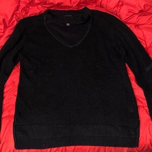 Absolutely Creative Worldwide Black Knit V-Neck Sweater